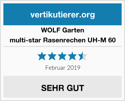 WOLF Garten multi-star Rasenrechen UH-M 60 Test